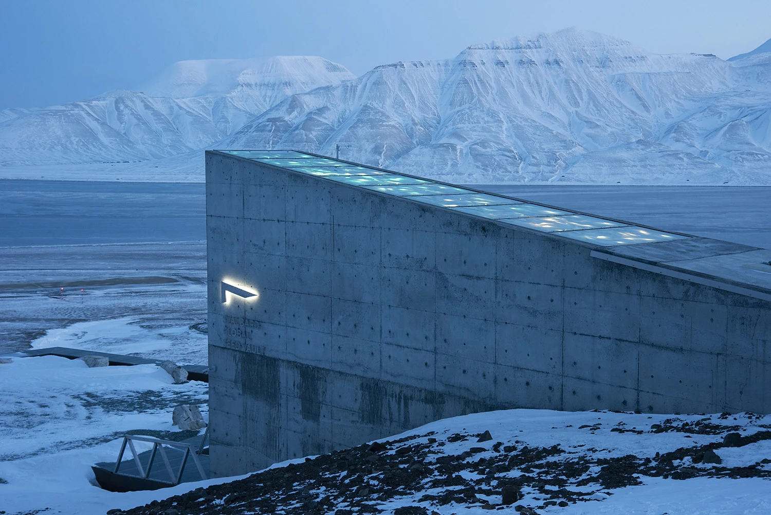 Svalbard Global Seed Vault Шпицберген хранилище семян Судного дня