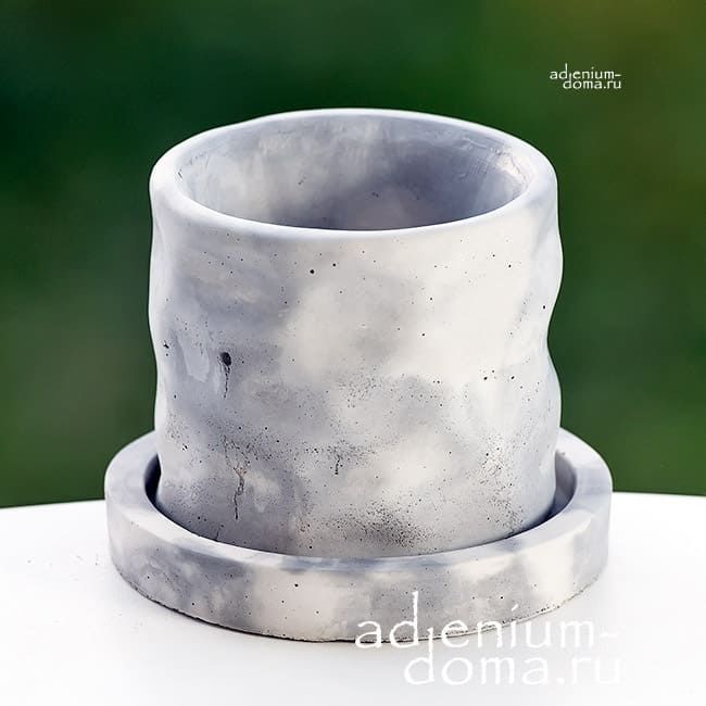 Горшок из бетона КЛАДКА 2